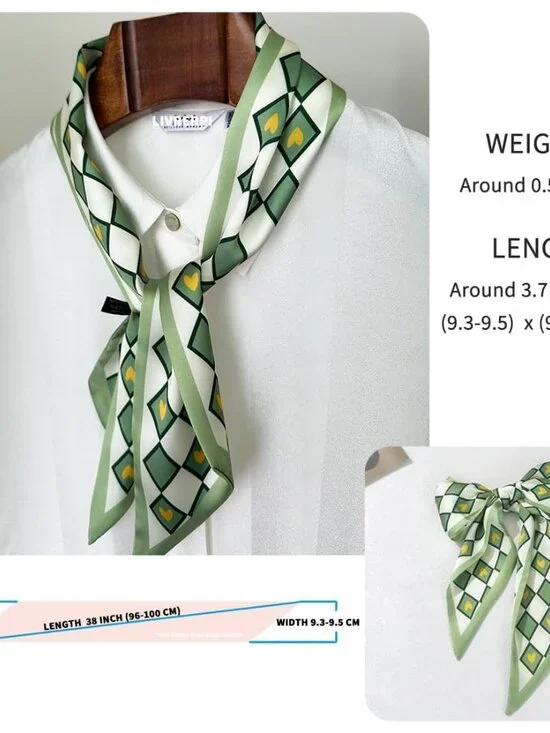 Hair Head Neck Bag Long Scarf Versatile Wrap for Women Soft & Lightweight for Ev - Picture 2 of 4